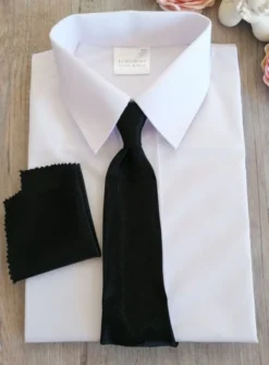 Cravate enfant bébé ado avec pochette