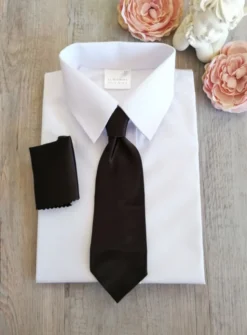 Cravate enfant bébé ado avec pochette