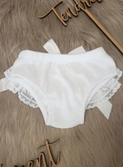 Culotte dentelle froufrou bébé fille