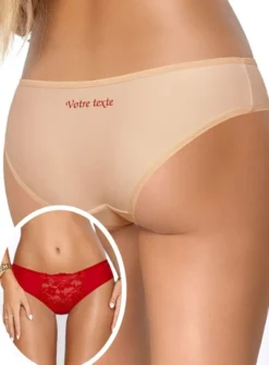 Culotte opaque et dentelle Collection Katia