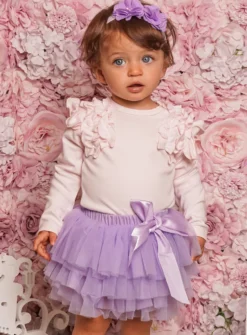 culotte tutu et son bandeau bébé fille