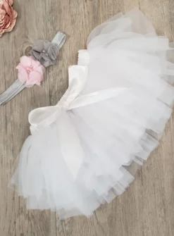 culotte tutu et son bandeau bébé fille