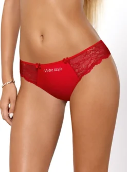 culotte unie et dentelle Collection Vesta