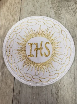 Écusson hostie tissu brodée