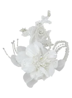 Décoration cheveux mariage avec pince Ivoire - Ecru
