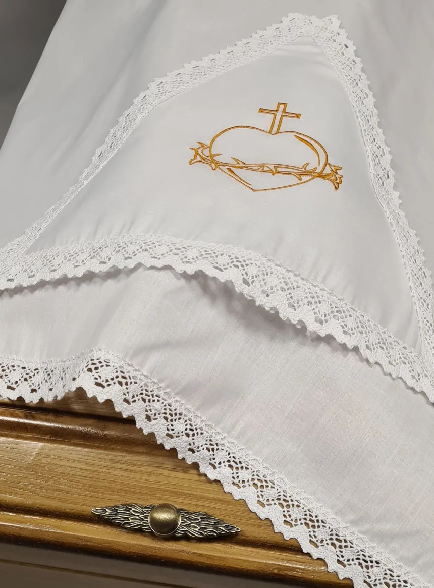 Drap mortuaire deux pièces coton