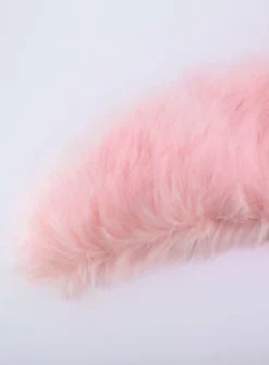 Echarpe de fourrure femme plusieurs couleurs Rose