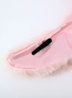 Echarpe de fourrure femme plusieurs couleurs Rose