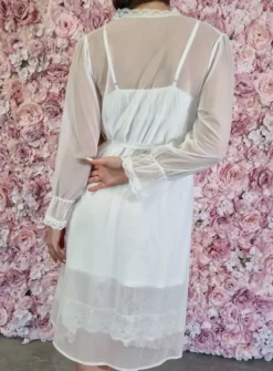 Ensemble de nuit de noces : nuisette + kimono