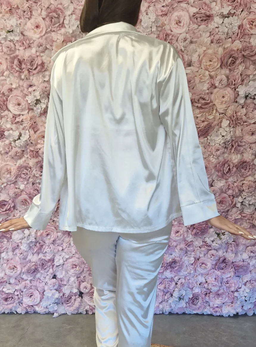 Ensemble pyjama Femme satin 3 pièces