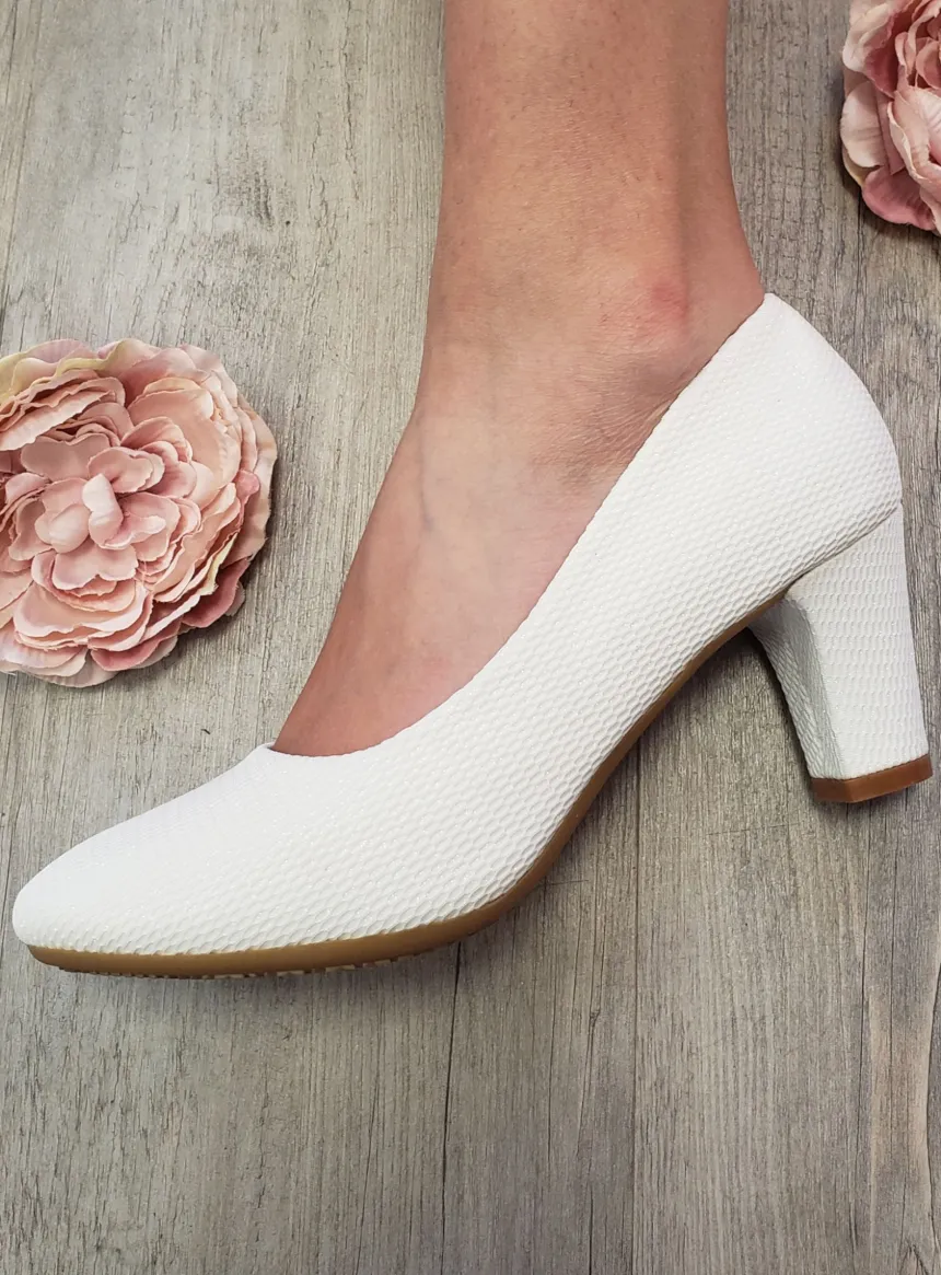 Escarpin de mariage femme