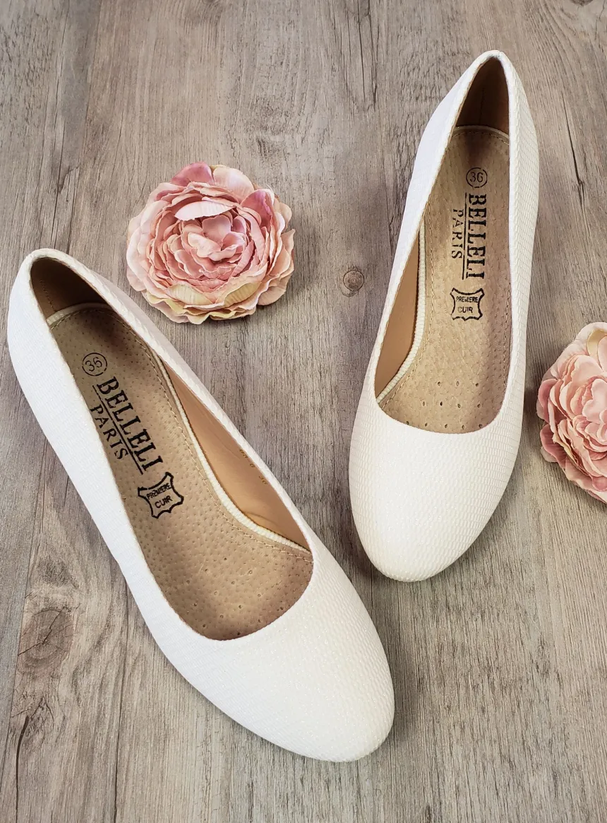Escarpin de mariage femme