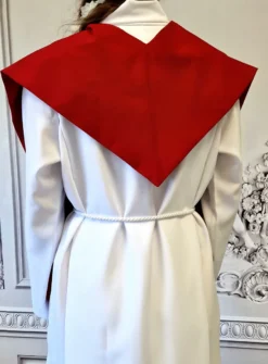 Etole confirmation rouge en pointe - Personnalisable Rouge