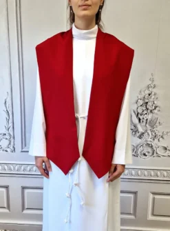 Etole confirmation rouge en pointe - Personnalisable Rouge