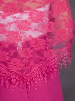 Etole cérémonie femme dentelle