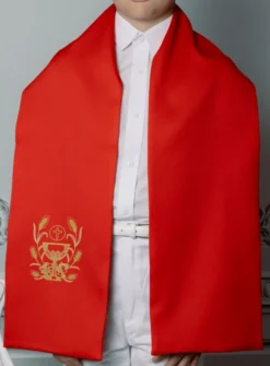 Etole de confirmation rouge Rouge