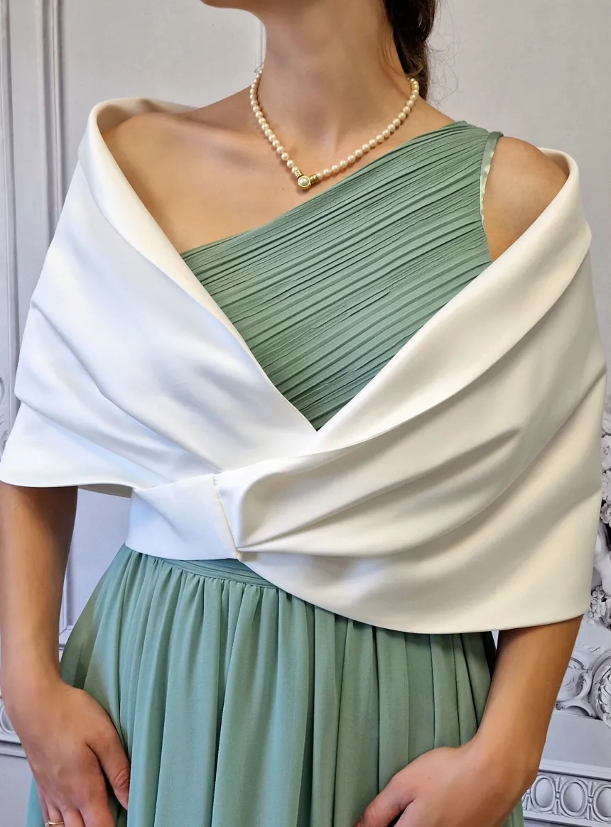 Etole de mariage femme satiné