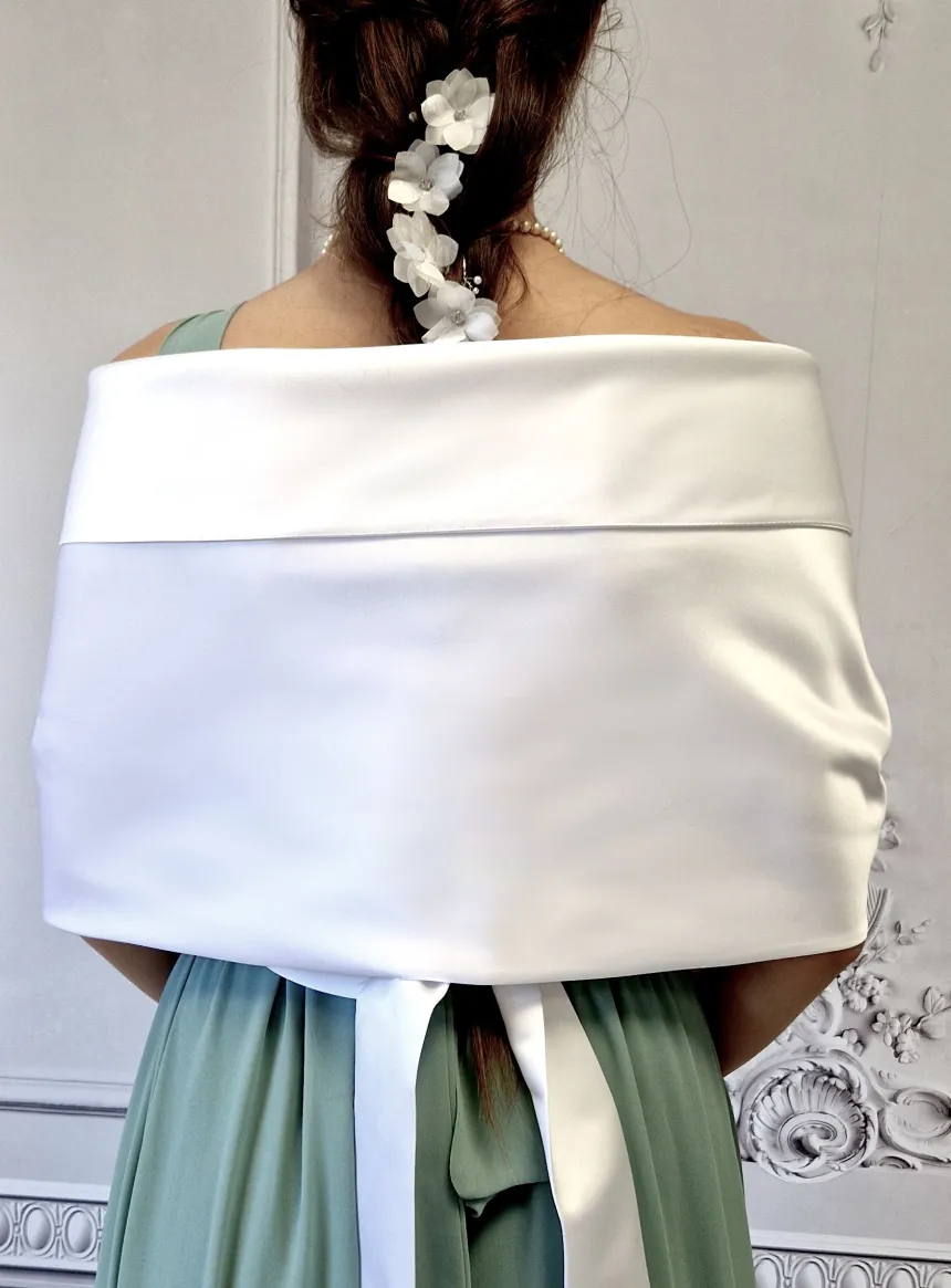 Etole de mariage femme satiné