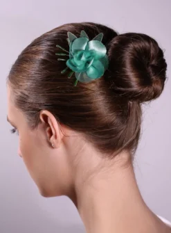 Fourche cheveux fleur avec paillette
