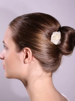 Fourche cheveux fleur et strass