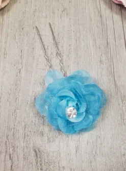 Fourche cheveux fleur et strass