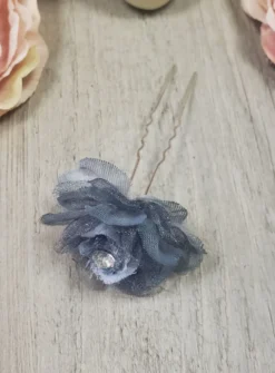 Fourche cheveux fleur et strass