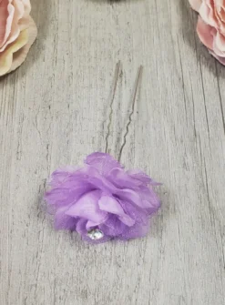 Fourche cheveux fleur et strass