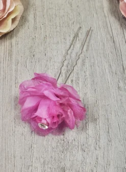 Fourche cheveux fleur et strass