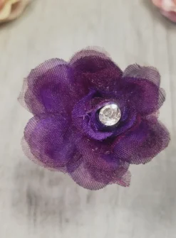 Fourche cheveux fleur et strass