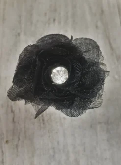 Fourche cheveux fleur et strass