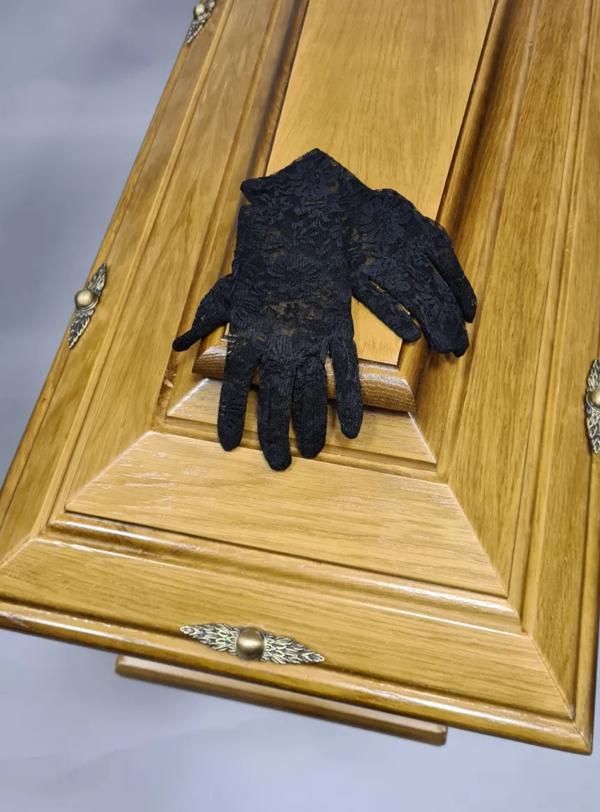 Gants Deuil femme Noir