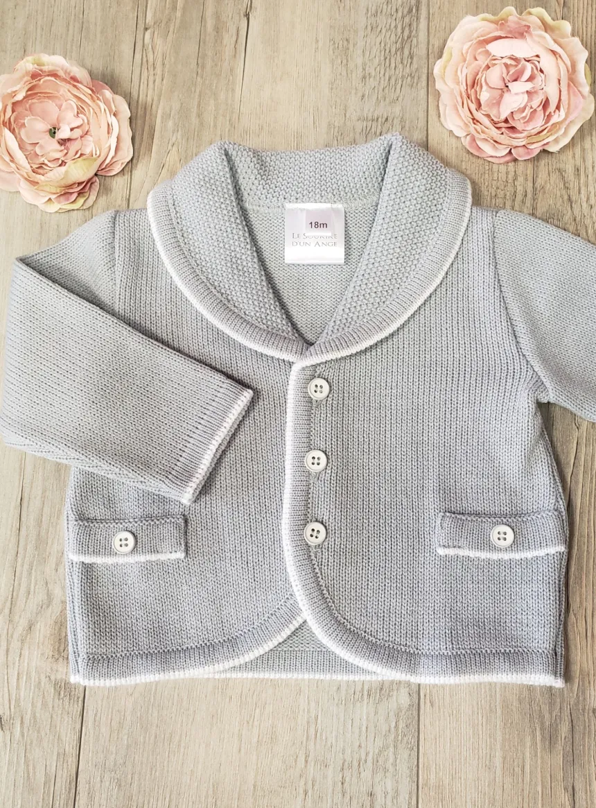 Gilet cardigan bébé garçon