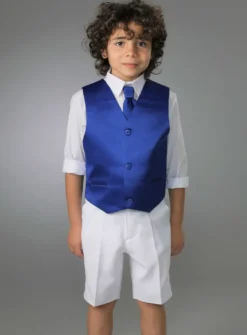 Gilet + cravate garçon
