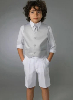Gilet + cravate garçon