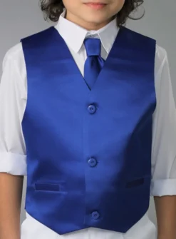 Gilet + cravate garçon