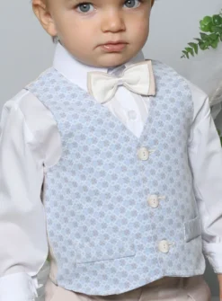 Gilet garçon + nœud papillon garçon Titouan