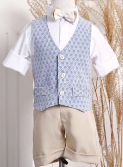 Gilet garçon + nœud papillon garçon Titouan
