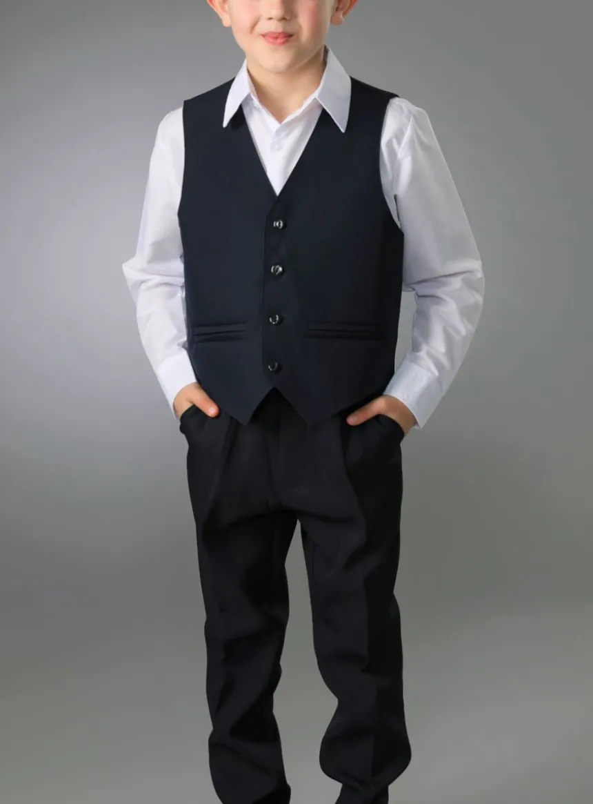 Gilet garçon Thomas bleu marine
