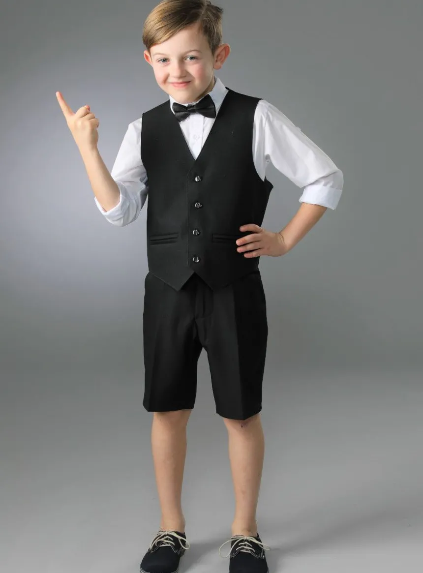 Gilet garçon Thomas Noir