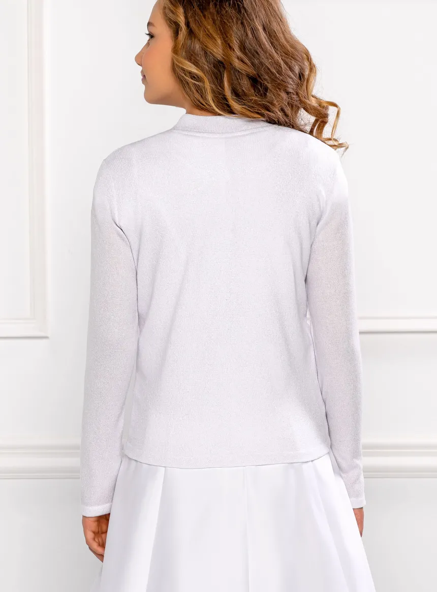 Gilet long cérémonie fille