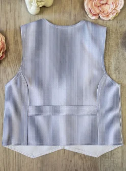 Gilet + noeud papillon bébé et garçon Johan II