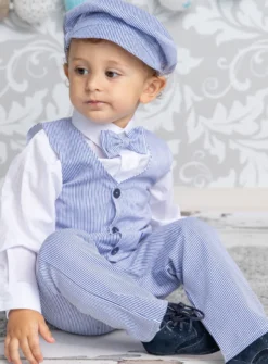 Gilet + noeud papillon bébé et garçon Johan II