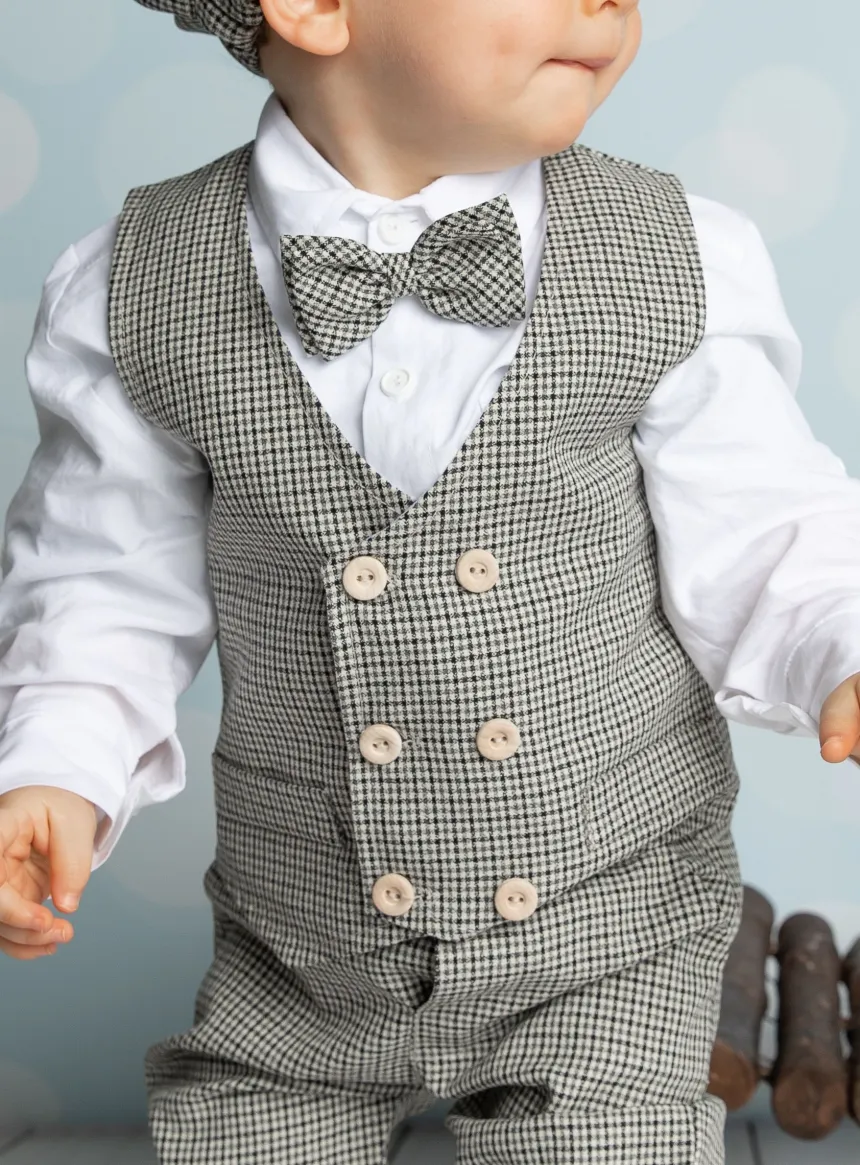 Gilet petit garçon Collection Rafael II + noeud papillon