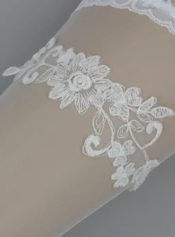 Jarretière de mariée dentelle