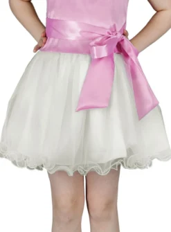 Jupe tutu fille blanche ou ivoire