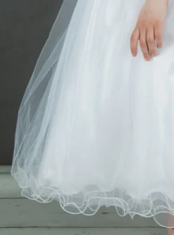 Jupe tutu long blanche ou ivoire pour fille