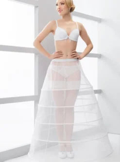 Jupon mariage 5 cerceaux pas cher circonférence 290cm Blanc