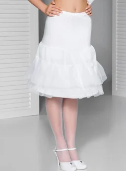 Jupon mariage court et tulle 1 cerceau circonférence 140cm