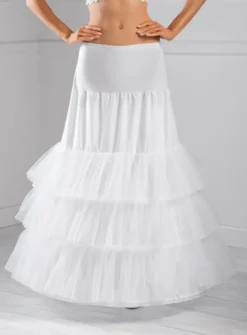 Jupon mariage tulle 3 cerceaux circonférence 260cm