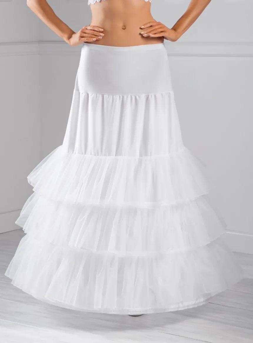 Jupon mariage tulle 3 cerceaux circonférence 260cm